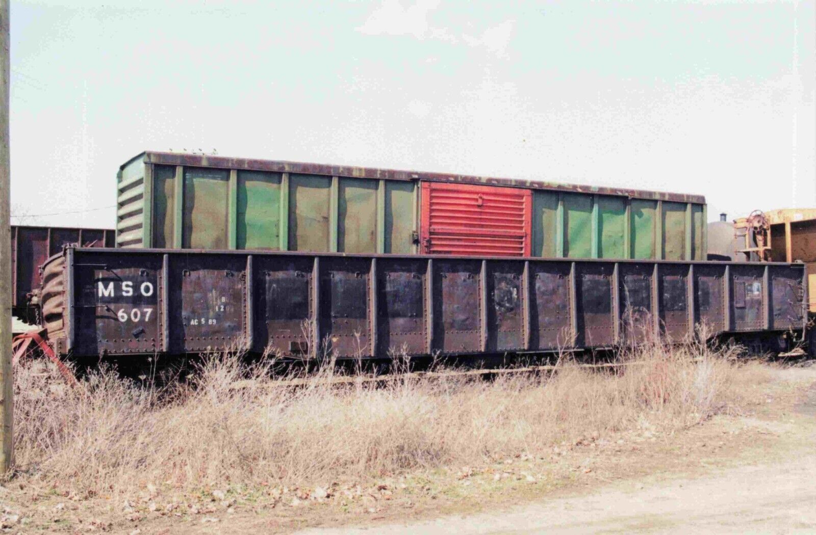 Michigan Southern Hopper Car Train Photo Railroad 4X6 #4567