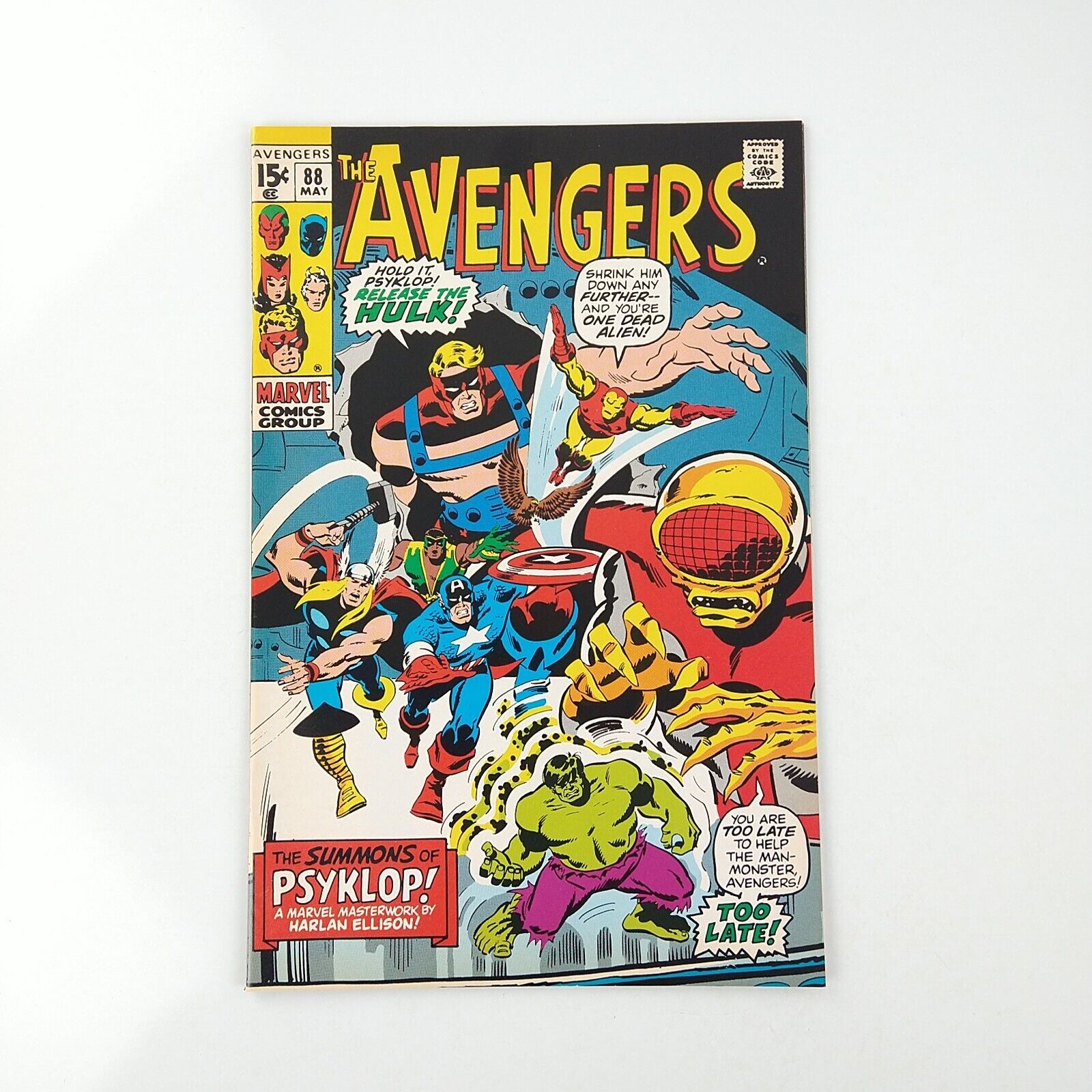 The Avengers #88 2nd Print VF/NM JC Penny (1994 Reprint of 1971 Marvel Comics)