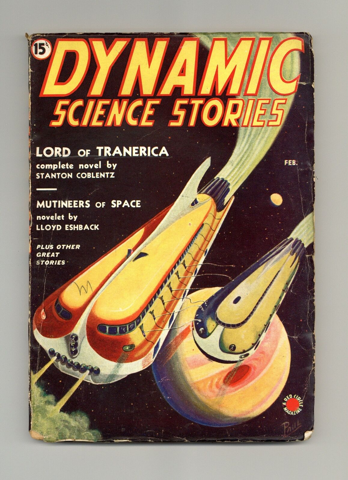 Dynamic Science Stories Pulp Feb 1939 Vol. 1 #1 GD/VG 3.0