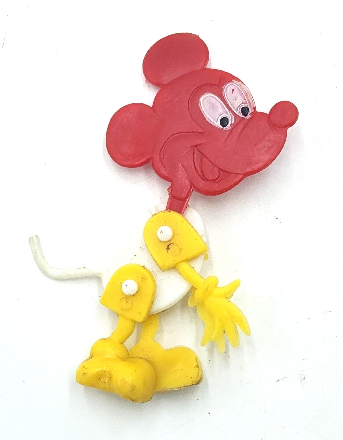 Vtg Plastic Chemtoy Take Apart Puzzle Jointed Articulated Disney Mickey Mouse 