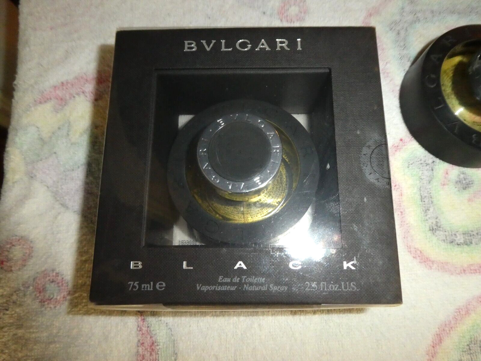Vintage Bvlgari Black~EDT Spray 2.5 oz.~Unisex~ORIGINAL scent~N/I/Factory Seal
