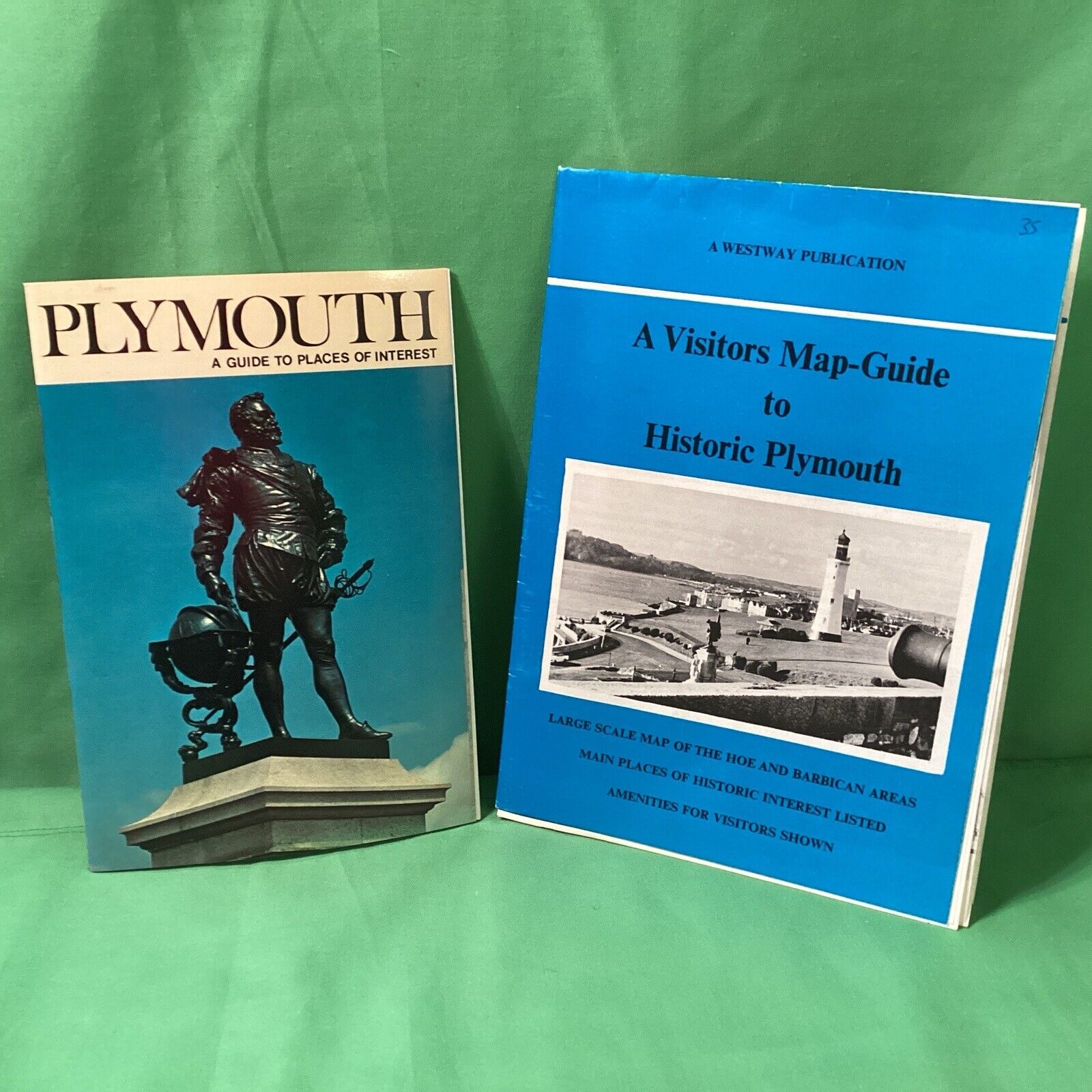 PLYMOUTH: A GUIDE TO PLACES OF INTEREST Booklet & map of Hoe & Barbican Areas