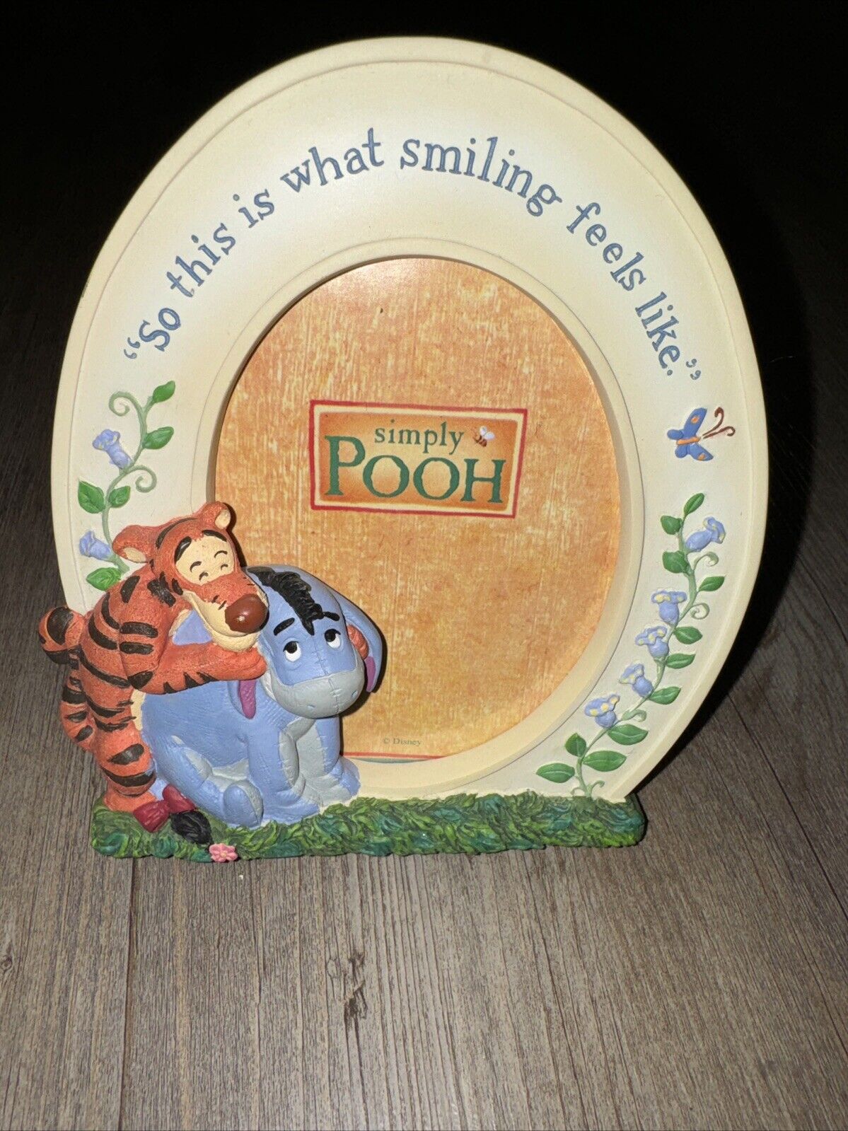 Disney's Winnie The Pooh 3D Picture Frame Eeyore Tigger What Smiling Feels Like