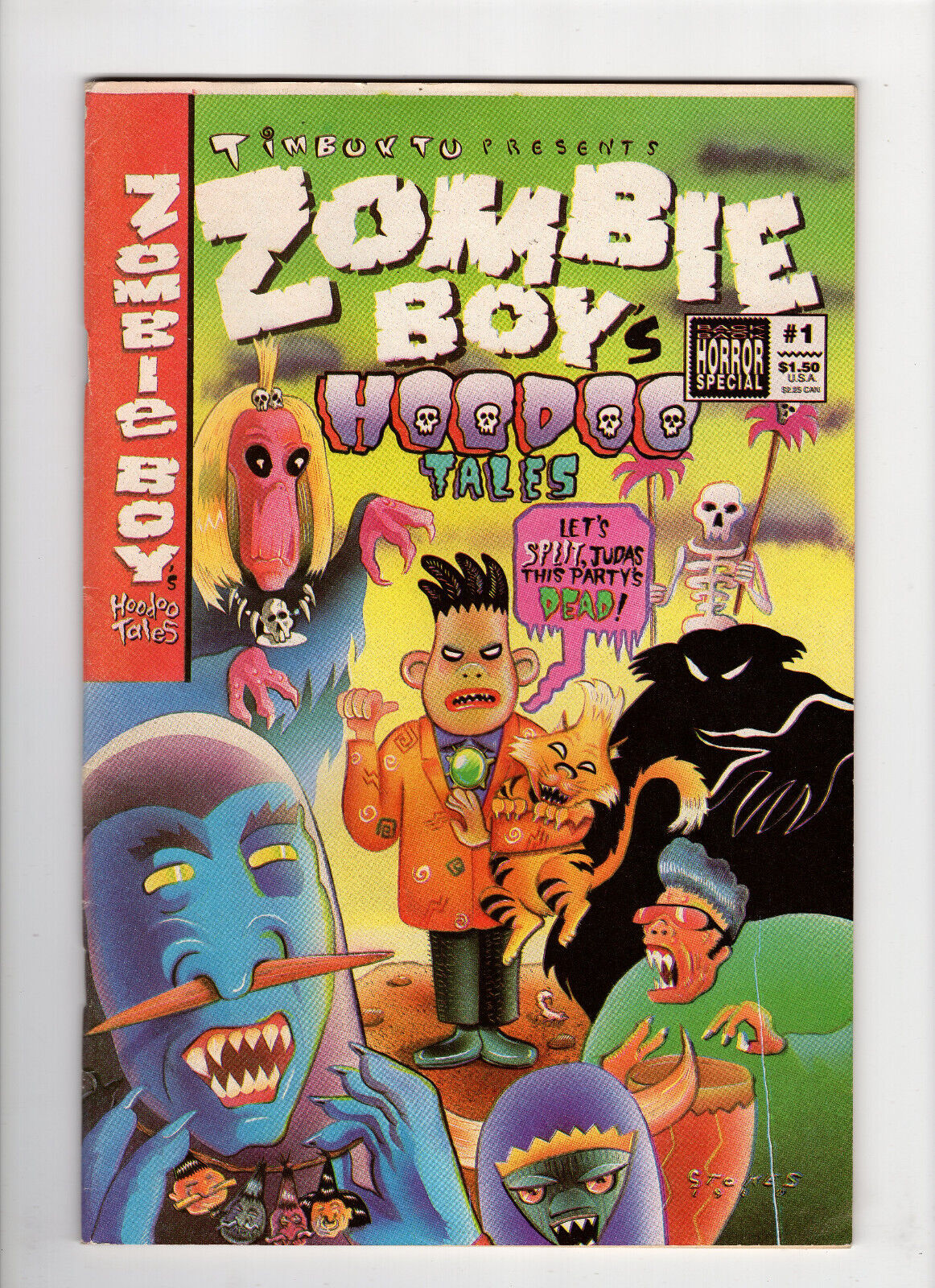 Zombie Boy\'s Hoodoo Tales/Joe Dinosaur-Head #1 (1989, Timbuktu Comics)
