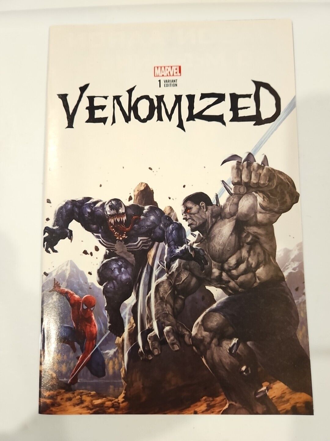 Venomized #1 * NM * SKAN Incredible Hulk 181 Homage Variant Wolverine Venom
