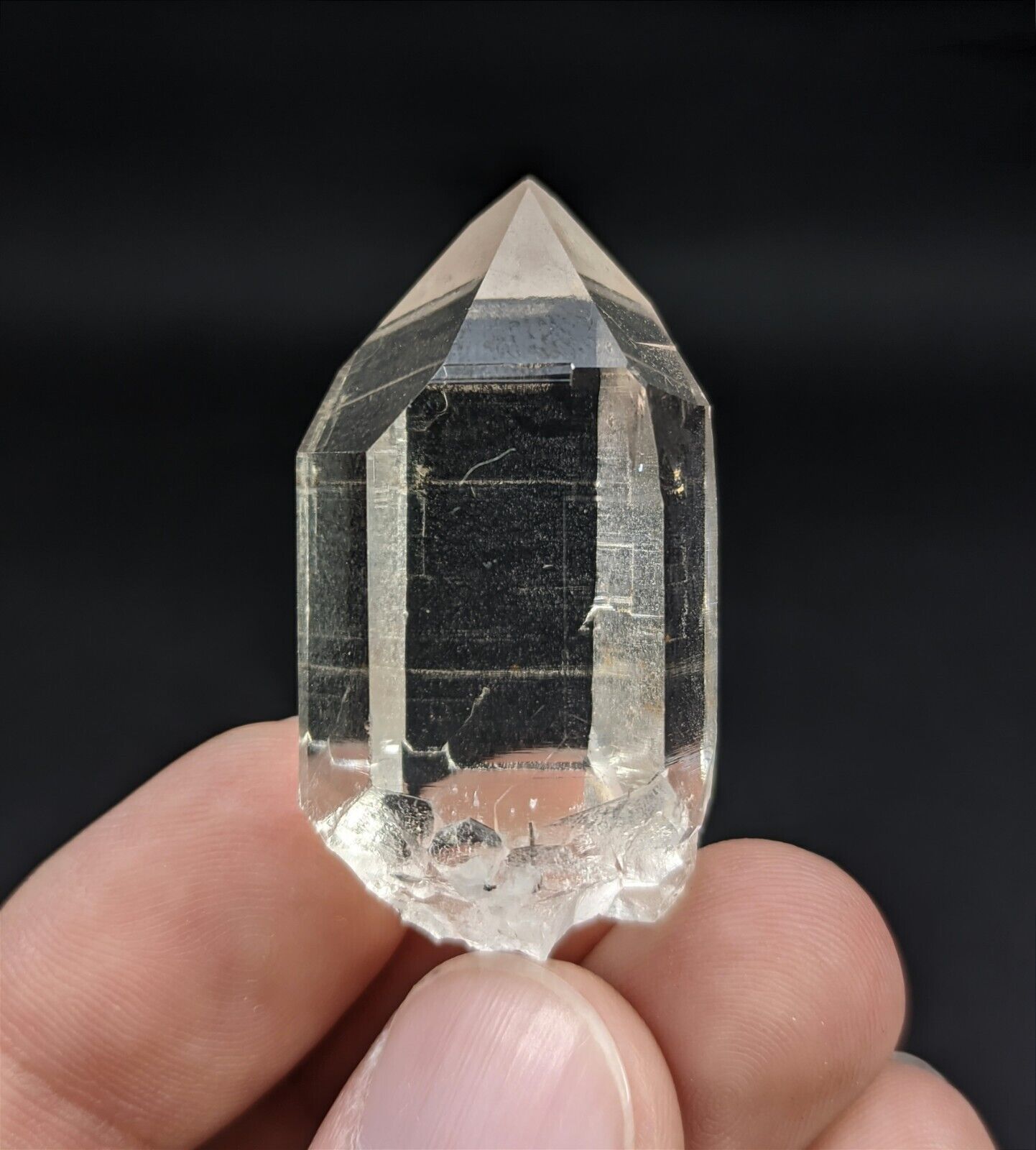 Natural aesthetic Quartz crystal with exceptional water-clear clarity from Pak.