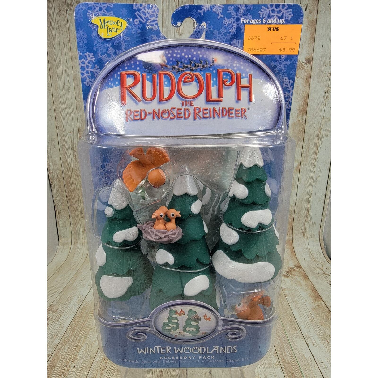 Rudolph The Red Nosed Reindeer Winter Woodlands Misfits Christmas Trees New