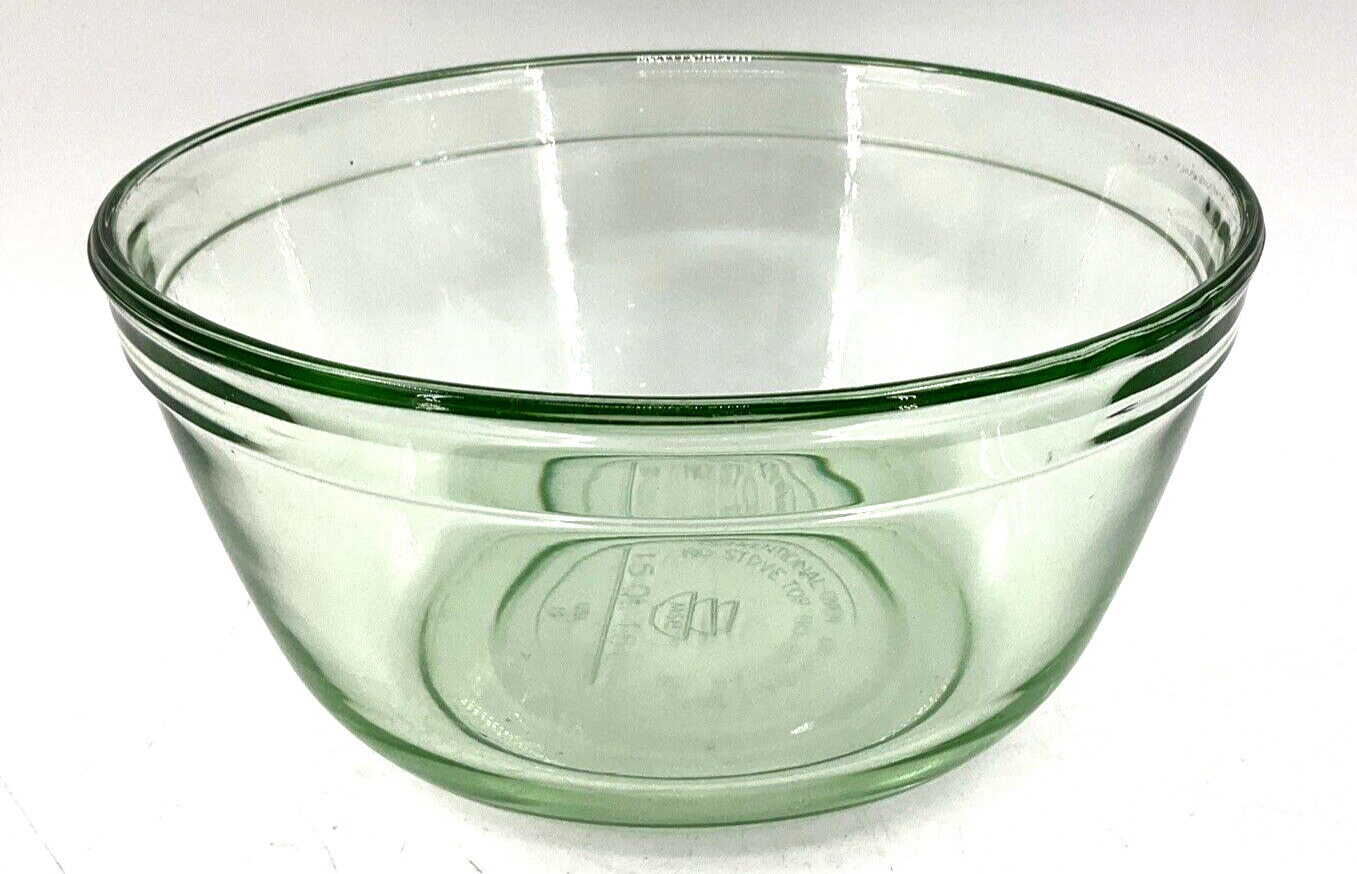 MSE (Martha Stewart) Green Glass 1.5 Qrt Nesting Mixing Bowl 7 1/4\