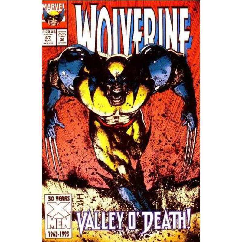 Wolverine #67  - 1988 series Marvel comics NM minus Full description below [a.