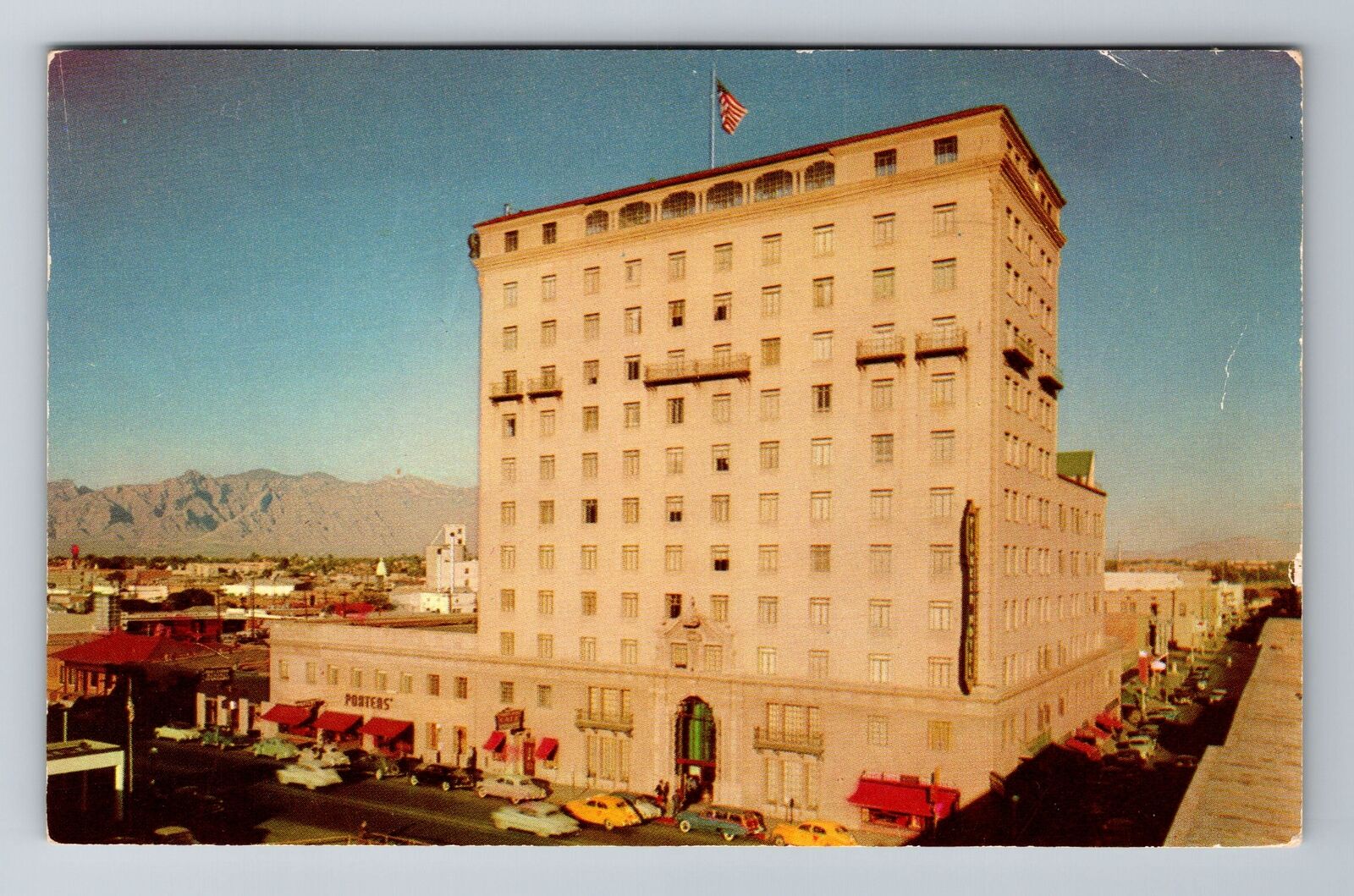 Tucson, AZ-Arizona, Pioneer Hotel Advertising Antique c1954, Vintage Postcard