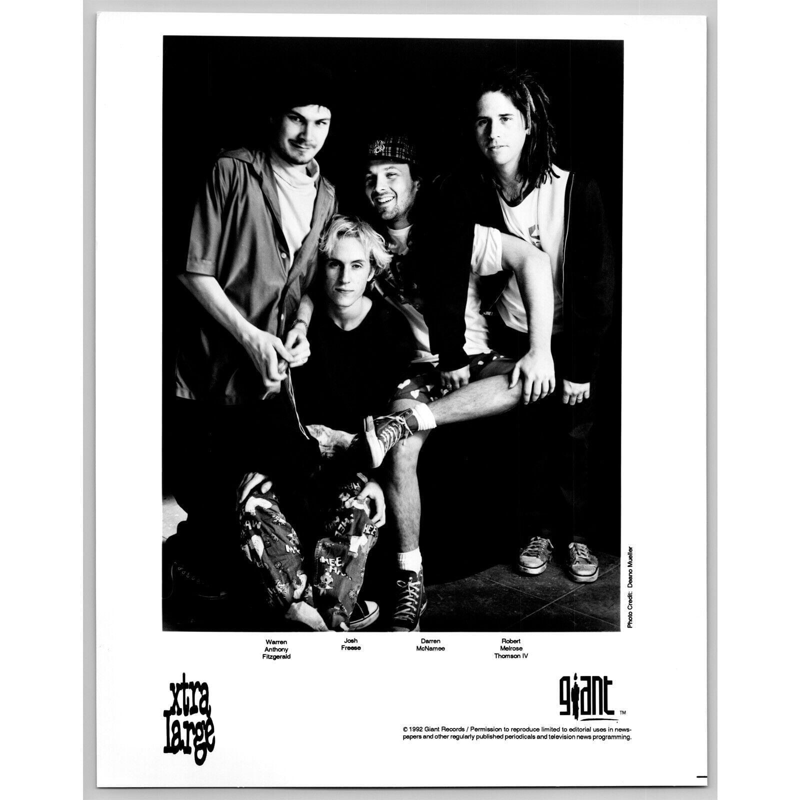 Xtra (Extra) Large Orange County Alternative Rock Band 1992 Music Press Photo