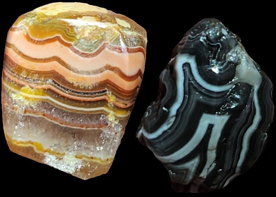 2 Nice  Fairburn Agates One Polished And One Natural 