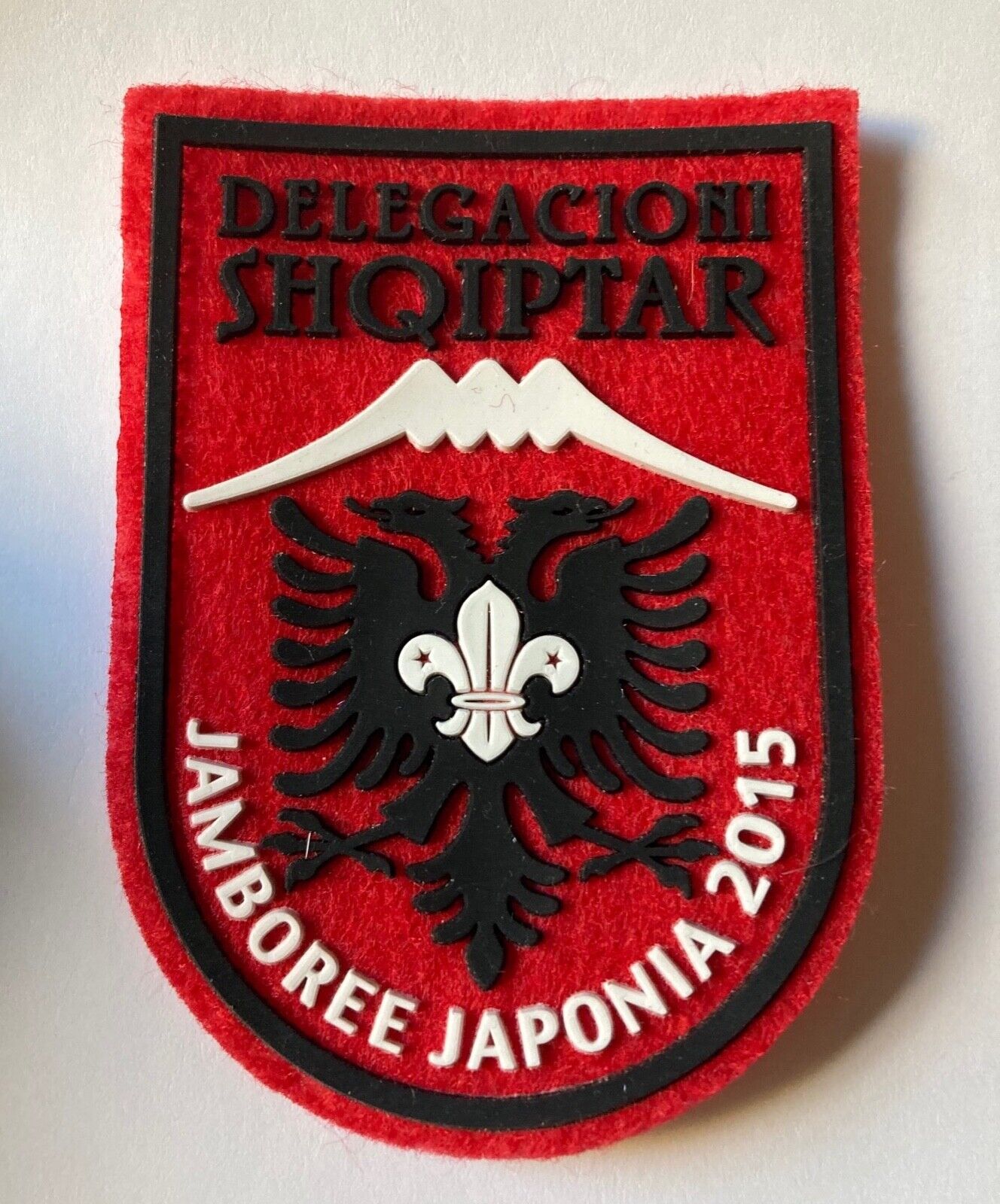 2019 23RD World Scout Jamboree ALBANIAN Contingent badge 2015 