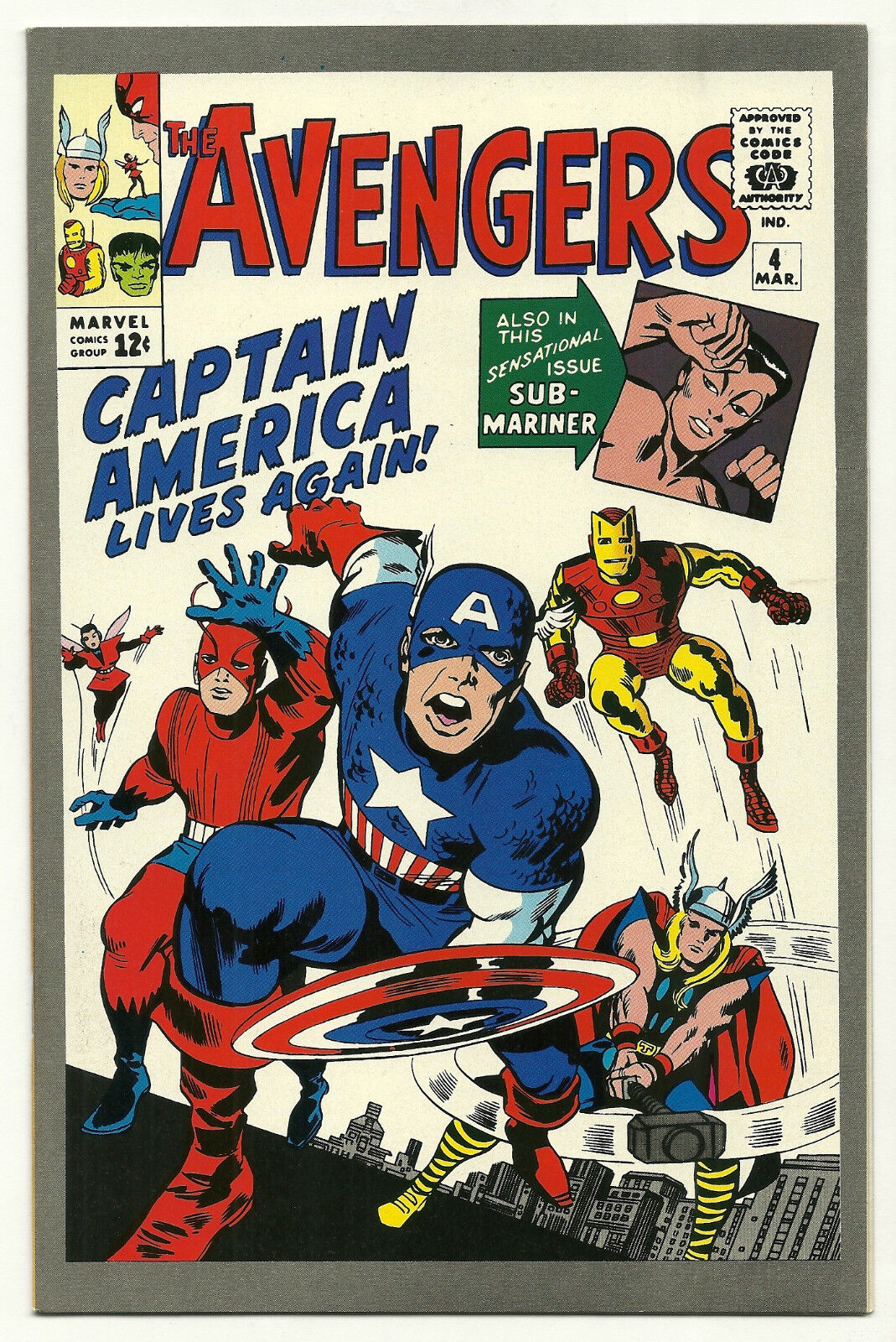 Avengers #4 JC Penney Reprint Near Mint