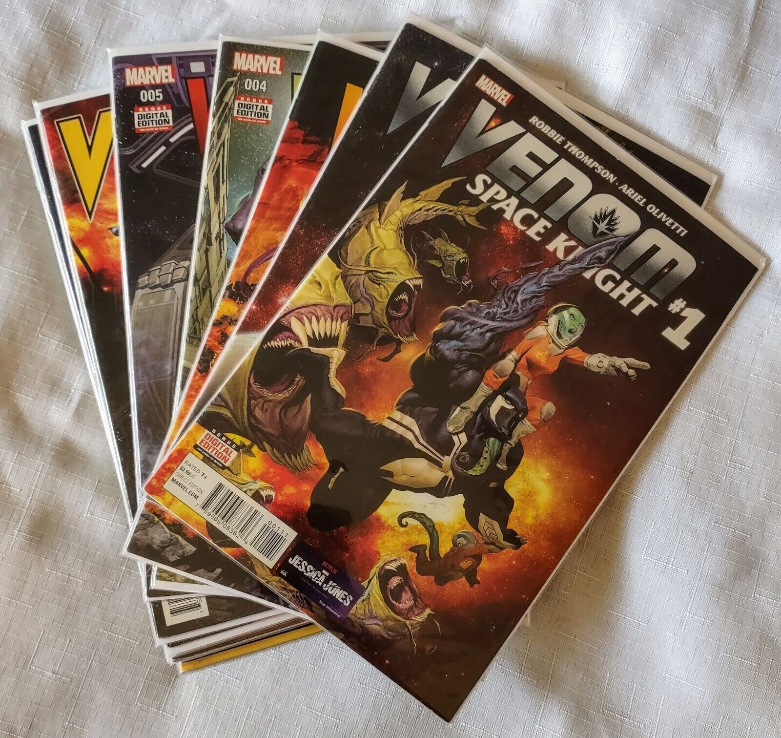 Venom Space Knight #1-13 Full Set Ungraded Marvel Comics Robbie Thompson 2016