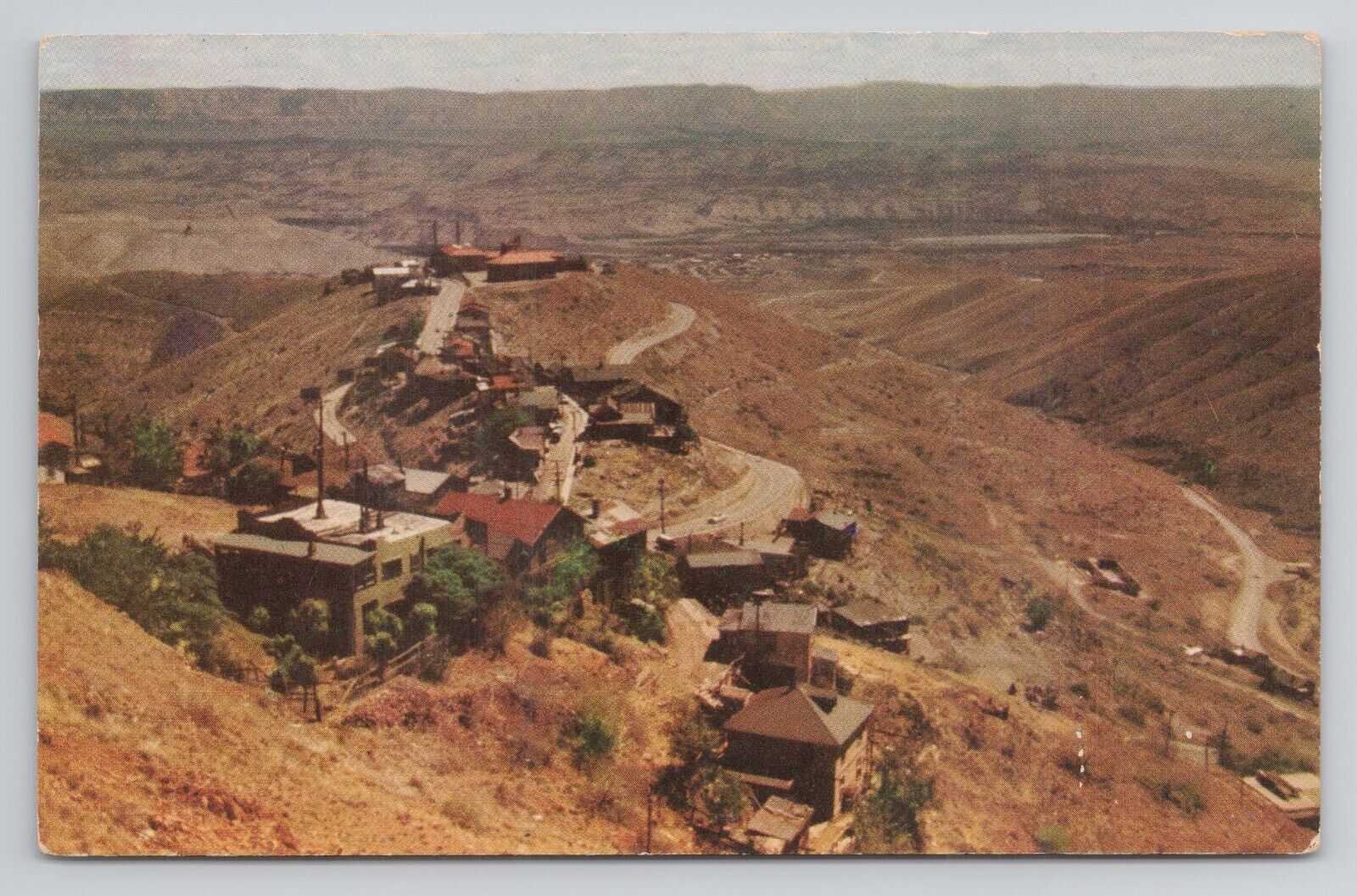 Postcard Jerome Arizona A Copper Mining Town