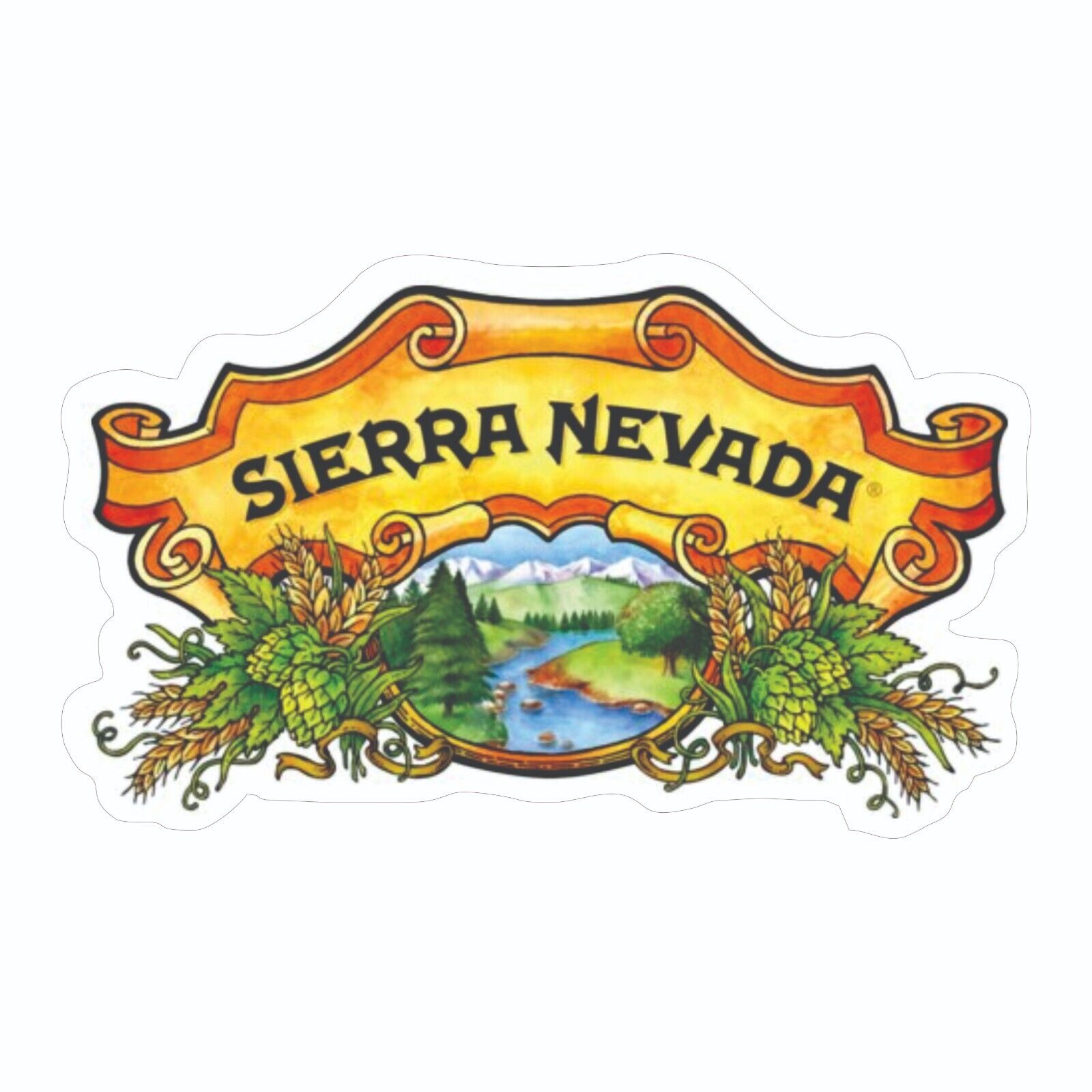 Sierra Nevada Sticker California Park Decal