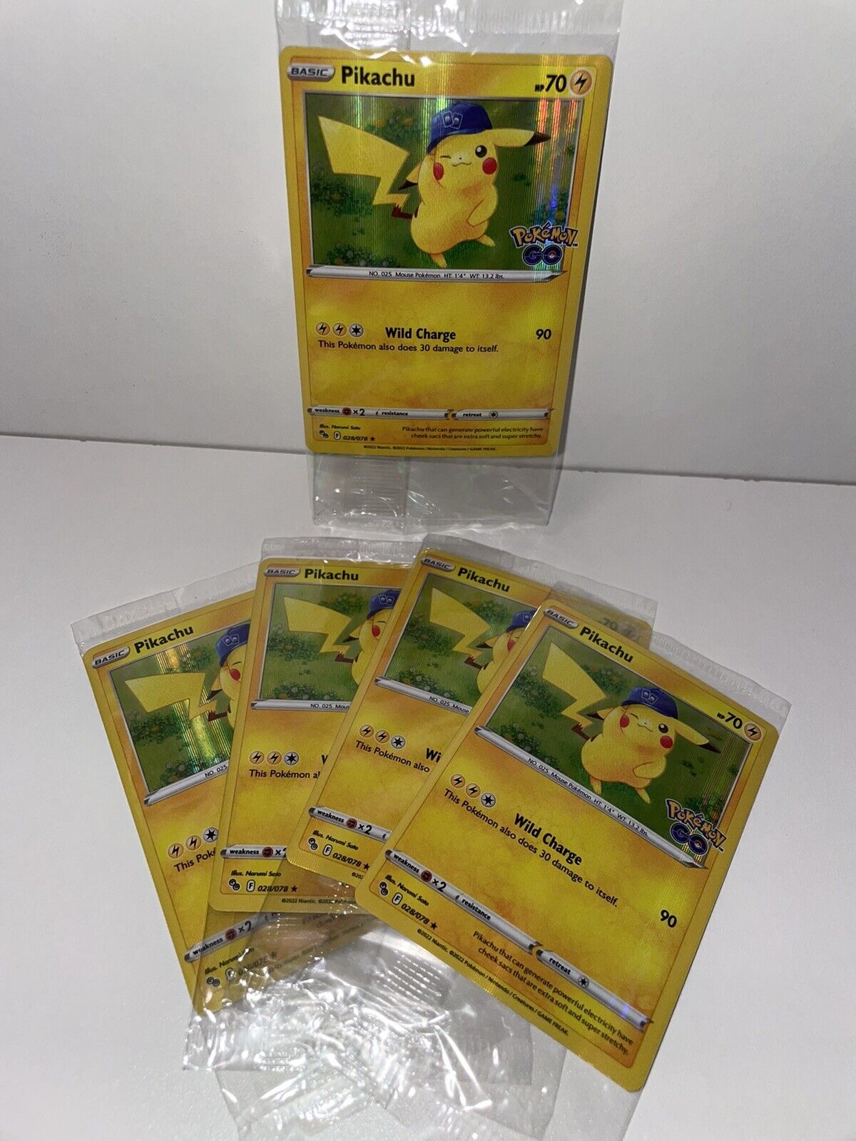 Pokemon Pikachu Promo Card EN 028/078 ORIGINAL PACKAGING-SEALED