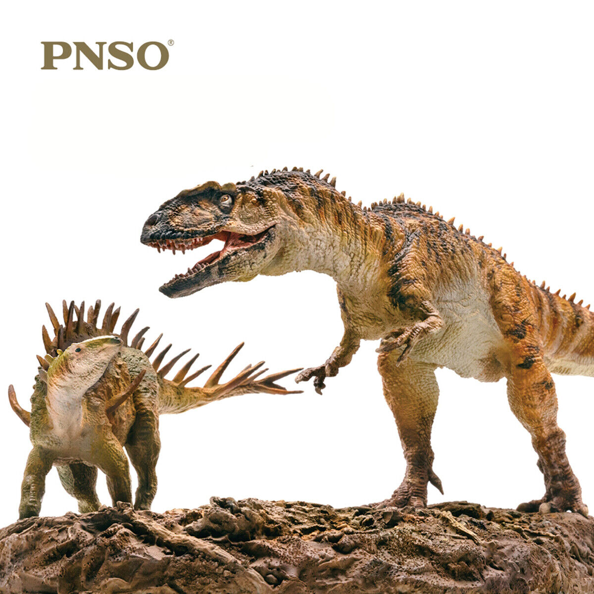 PNSO Yangchuanosaurus VS Chungkingosaurus Dinosaur Animal Figure Collection Gift