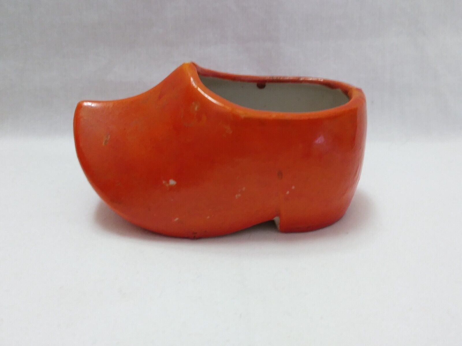 Vintage Ceramic Dutch Clog Shoe Planter - Some Imperfections