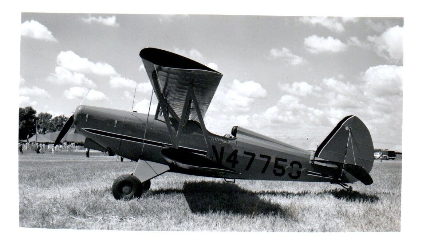 EAA Biplane Vintage Original Unpublished Photograph 4.5x2.75 N4775G Experimental