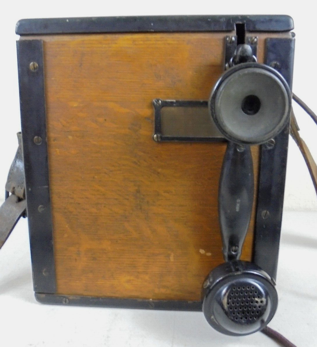 Antique WW1 U.S Army Model 1917 Field Telephone Signal Corps -NICE -
