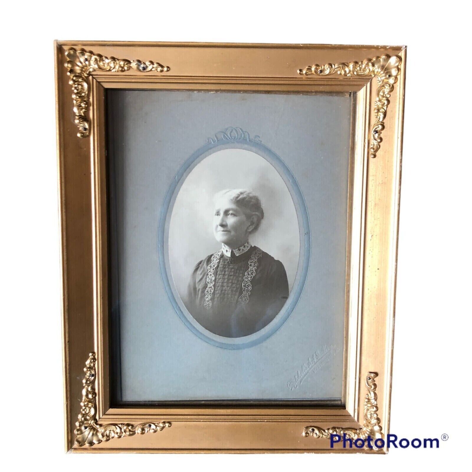 Antique Picture/Photo of a Woman 1890-1900s Framed