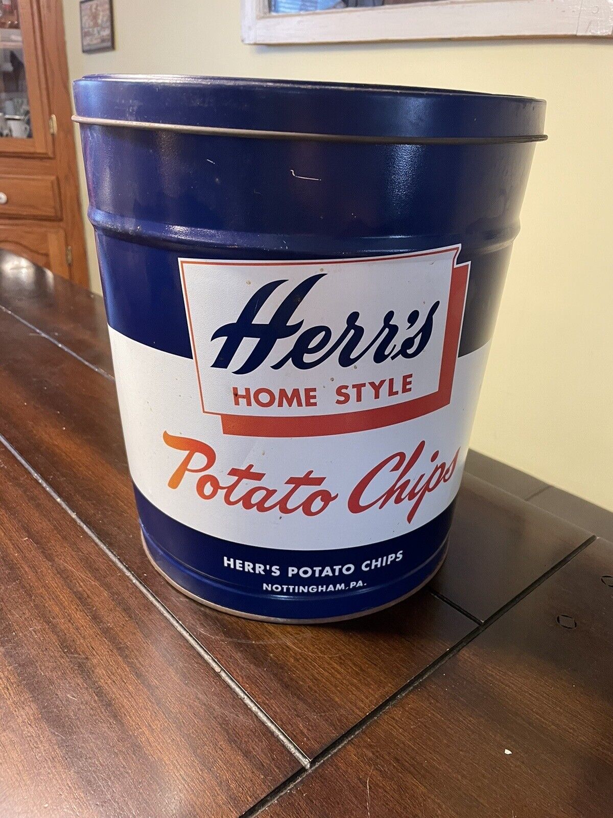 Vintage Herr’s Homemade Potato Chips Tin