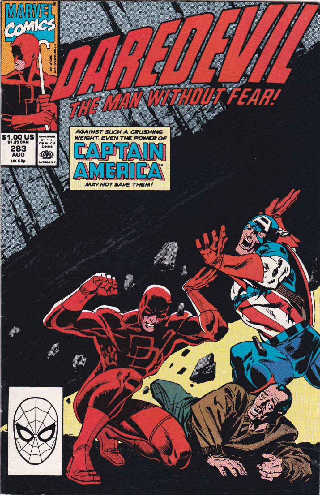 Daredevil #283 Vol. 1 (1964-1998, 2009-2011) Marvel Comics,High Grade