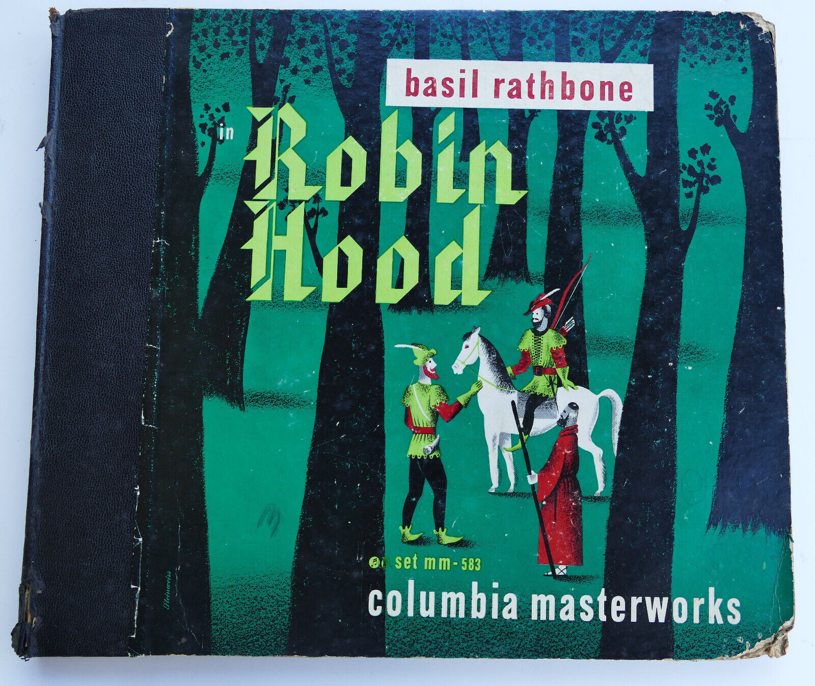 Robin Hood Basil Rathbone Les Mitchell Tudor Williams Victrola Gramophone 78rpm