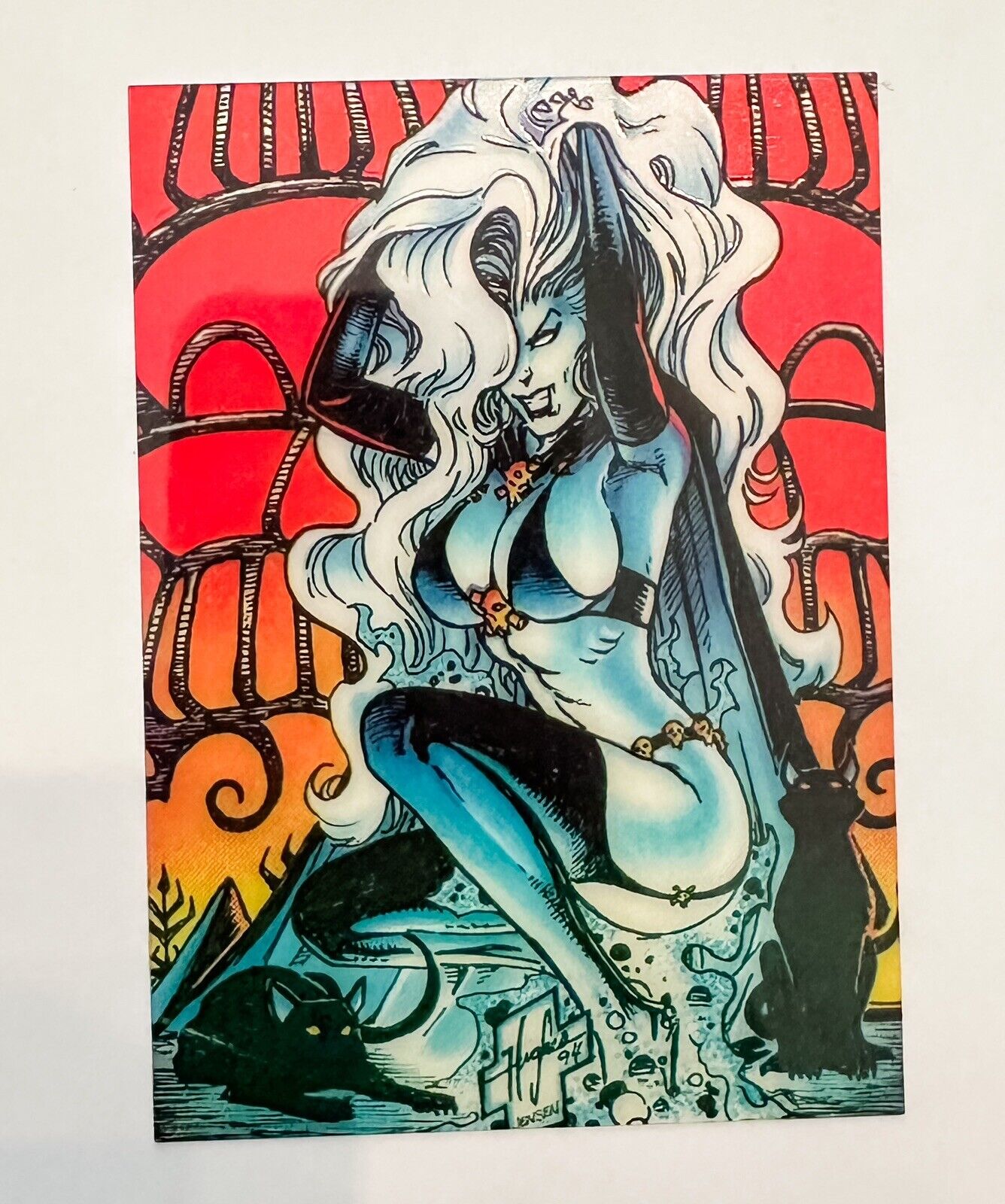 lady death Chase Card #5- Chaos Comics