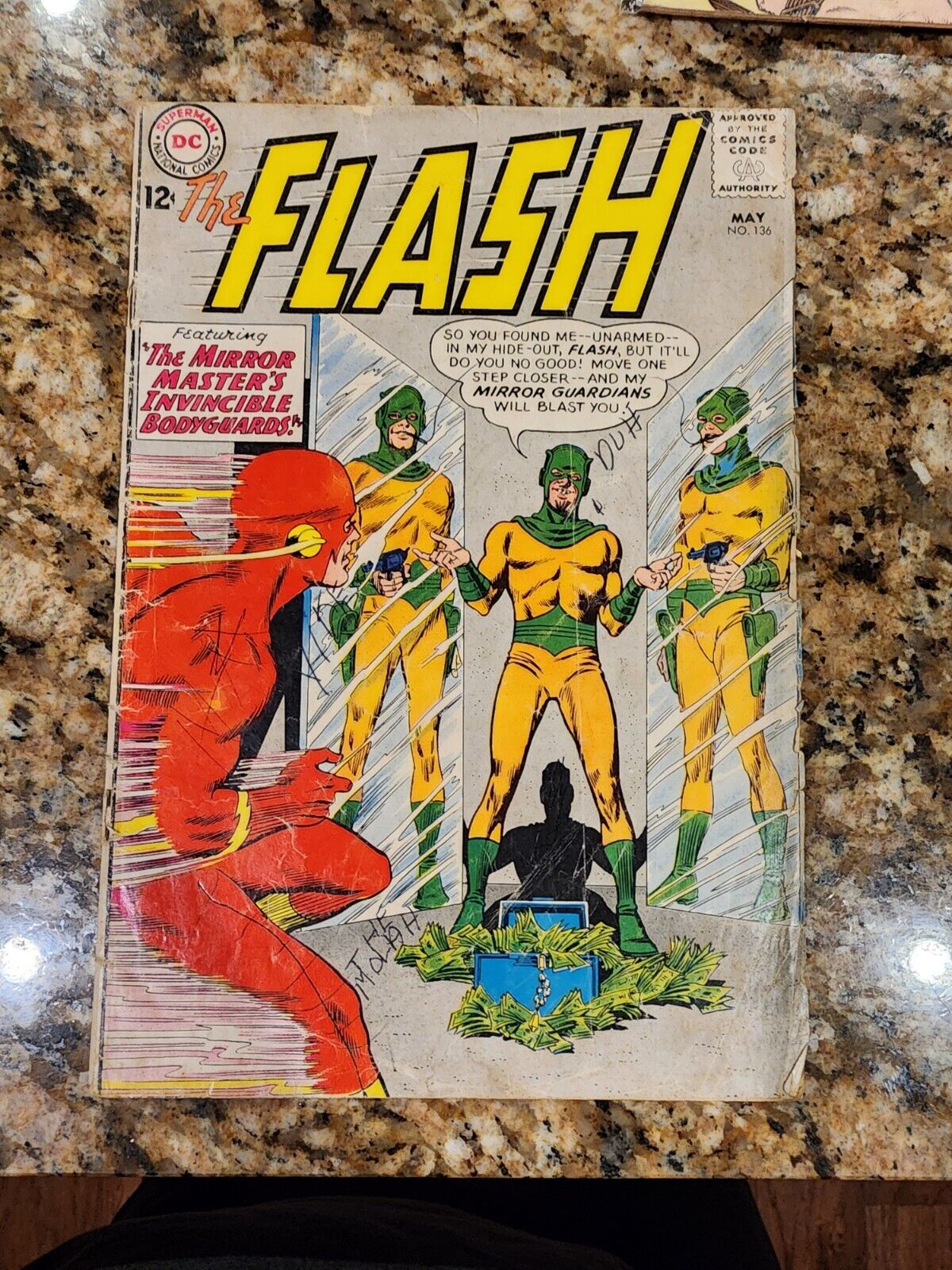 Flash #136 1st Series Pub. 05/63
