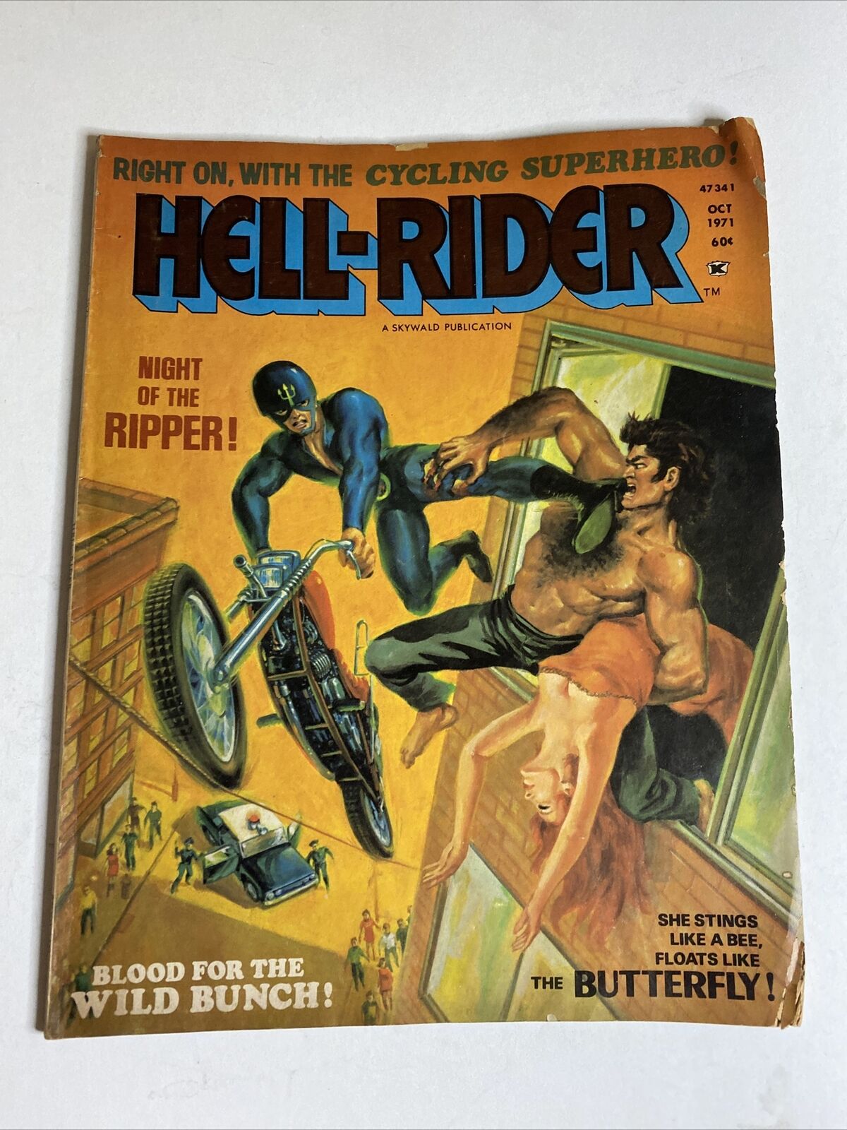 Hell-Rider #2 (Oct 1971, Skywald) B&W Magazine-Sized Rare Read Description