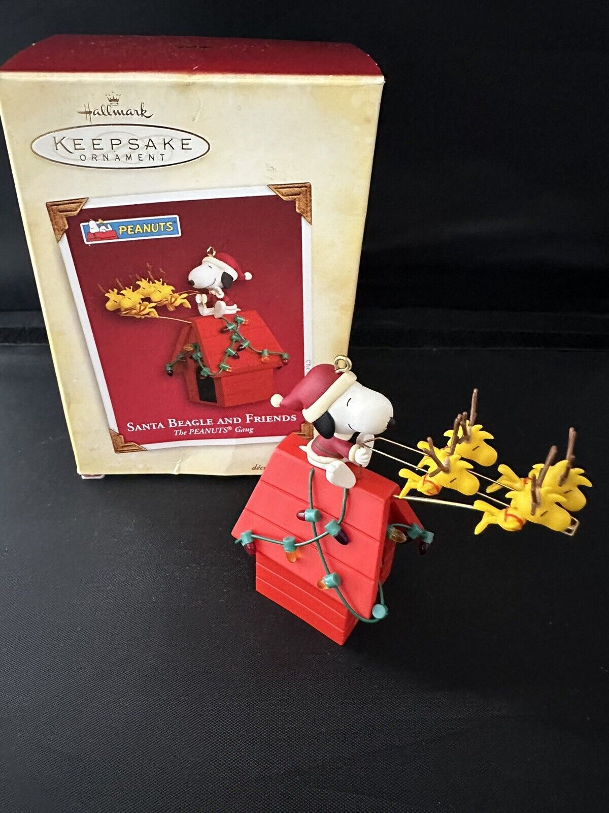2005 Hallmark Keepsake Snoopy Santa Beagle and Friends | The Peanuts Gang