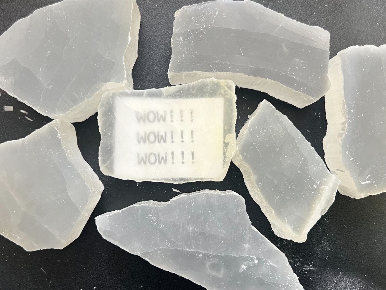 Bulk Wholesale Lot 1 Kilo (2.2 LBs) Ulexite Calcite TV Rock Crystal