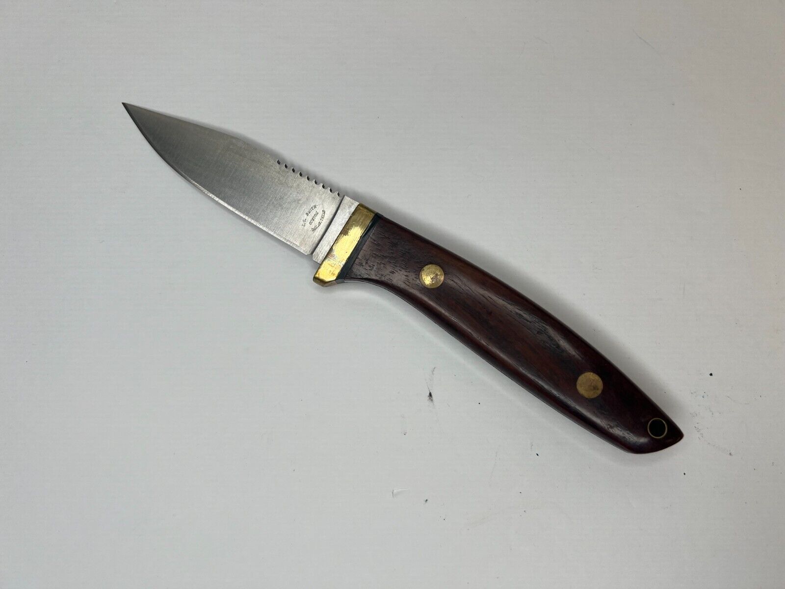 L.C SMITH Custom Fixed Blade Knife Dallas Texas