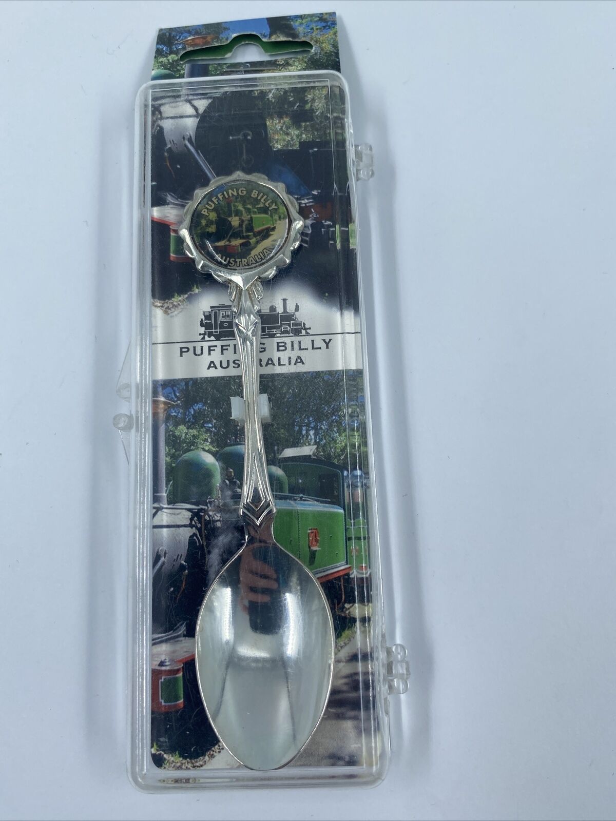 Souvenir Spoon - Puffing Billy Australia- Silver Plated