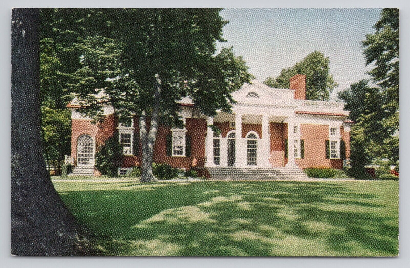 Monticello The Home Of Thomas Jefferson Charlottesville, VA Chrome Postcard 1343