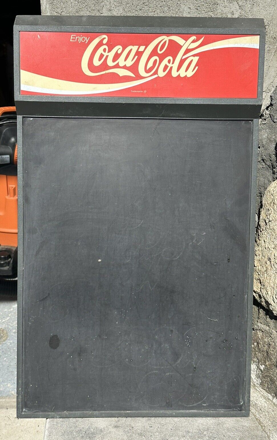 Vintage Original Coca Cola Menu Board Sign Advertising Deli Restaurant