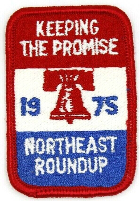 Vintage 1975 Northeast Roundup Keeping the Promise Boy Scout BSA Patch