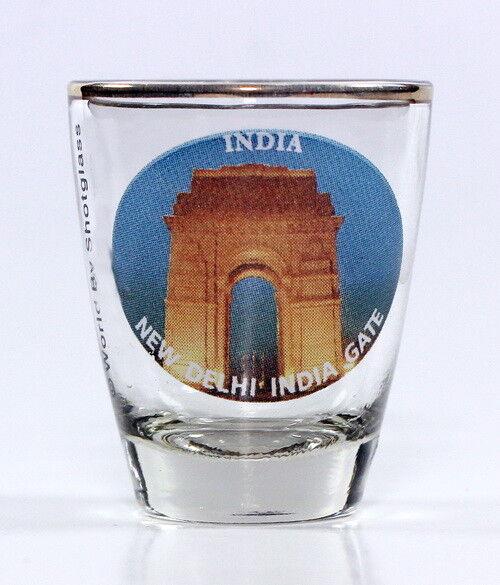 INDIA NEW DELHI INDIA GATE SHOT GLASS SHOTGLASS