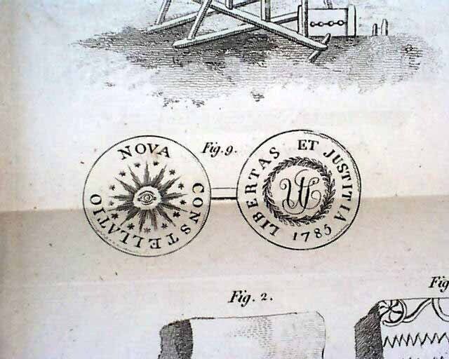 Nova Constellatio Coin in American Colonies & Botany Bay Australia 1786 Magazine