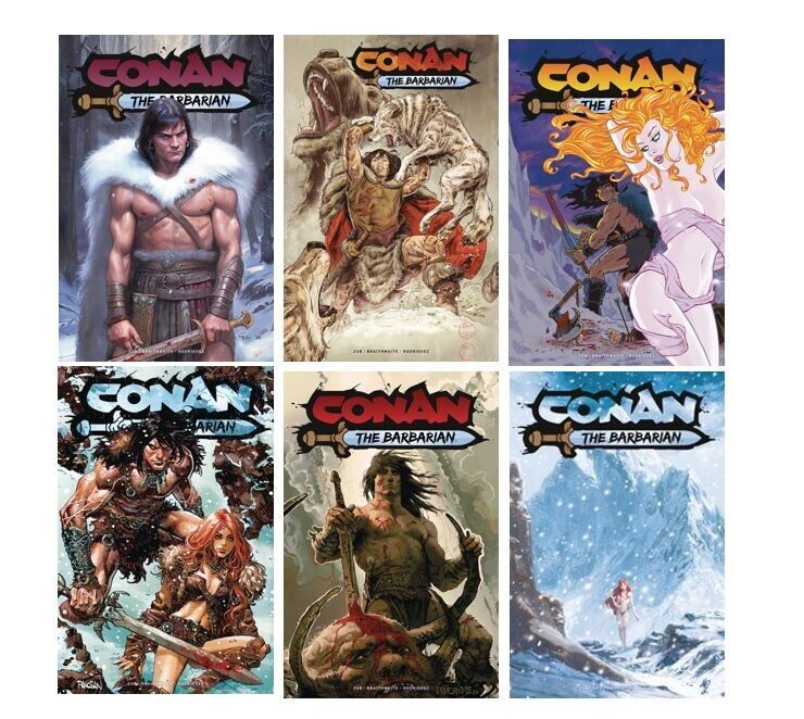 🔥 Conan The Barbarian #13 A/B/C - Lot of 6 - 7/24/24🔥