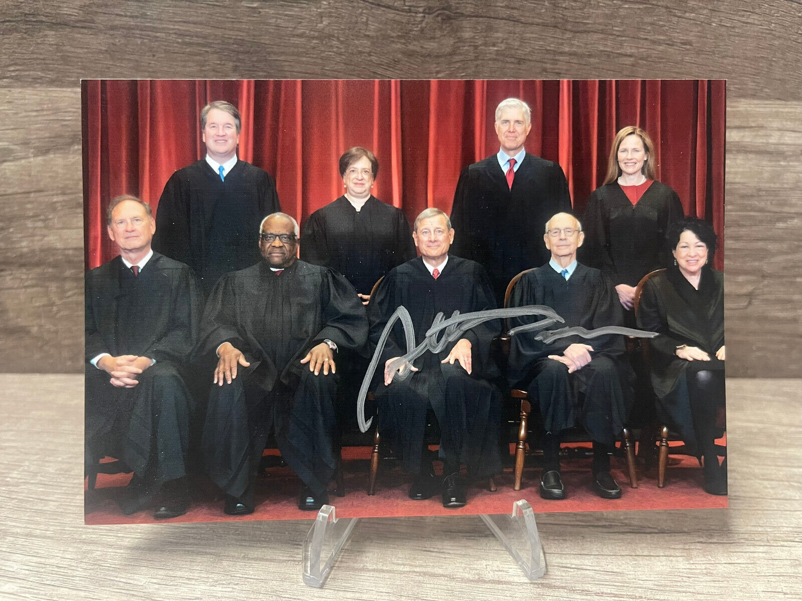 Stephen Breyer Supreme Court Justice Hand Signed 4x6 Photo TC46-3065