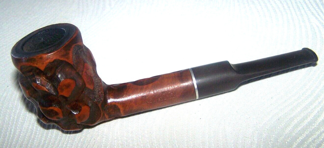 Vtg Estate Thermofilter Italy Knotty Finish Imported Briar Tobacco Smoking Pipe