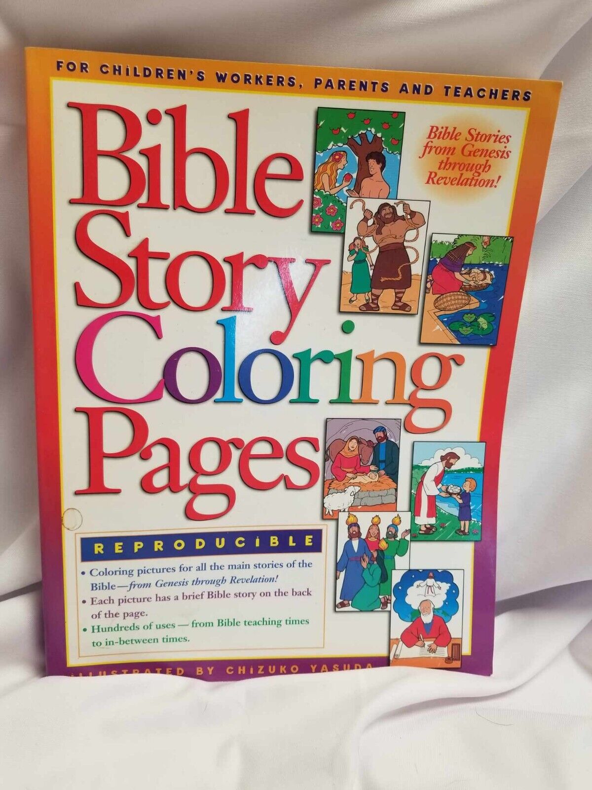 Two Vintage Bible Story Coloring Books
