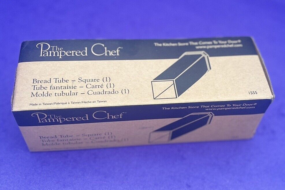 Brand New Pampered Chef Square Bread Tube #1555 SALE