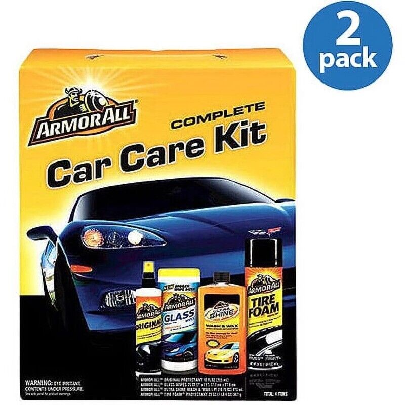 (2) Armor All Complete Car Care Kit Bundle - Give One, Keep One and Save