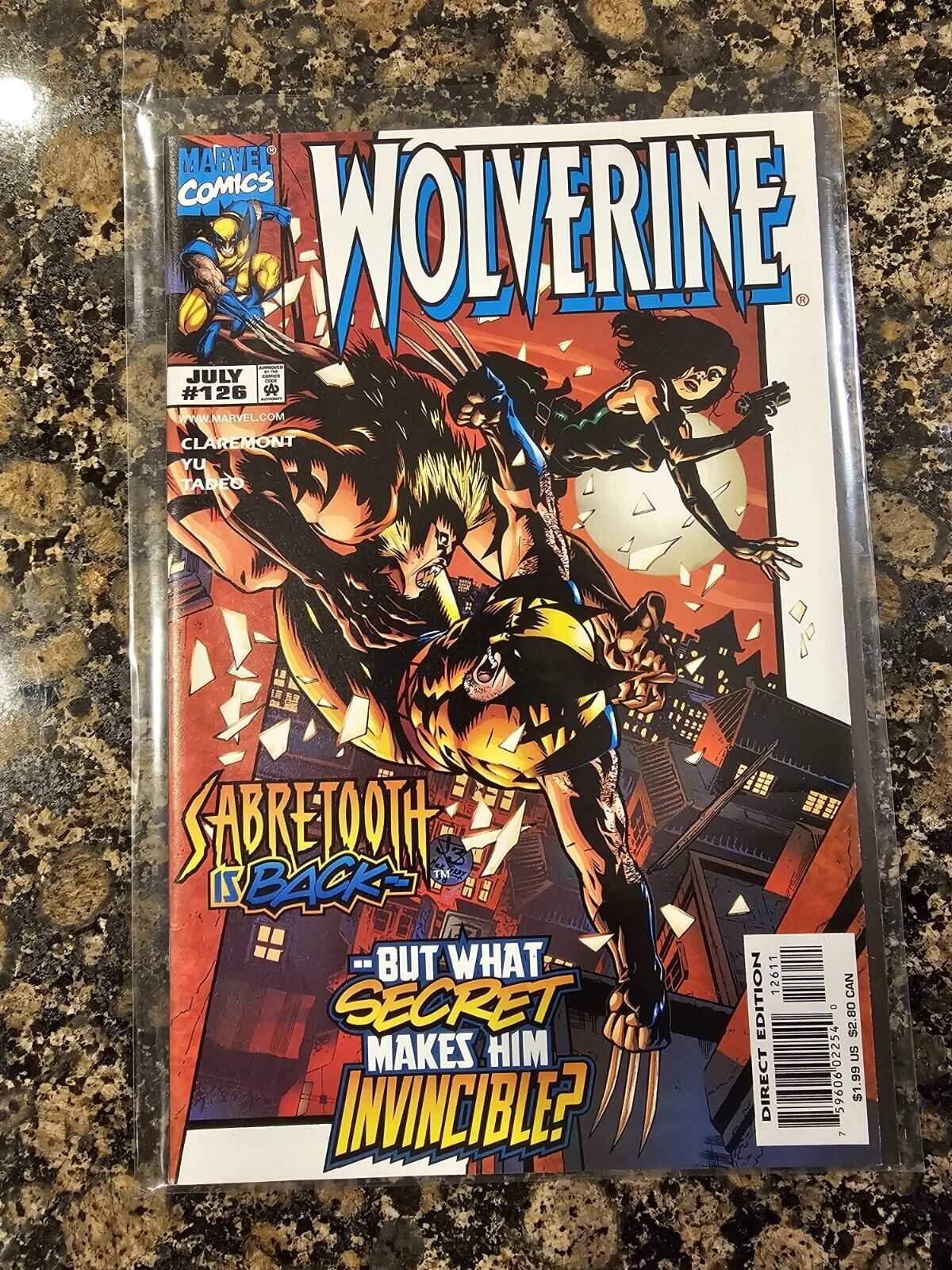 Wolverine #126 (July 1998) Sabretooth is Back