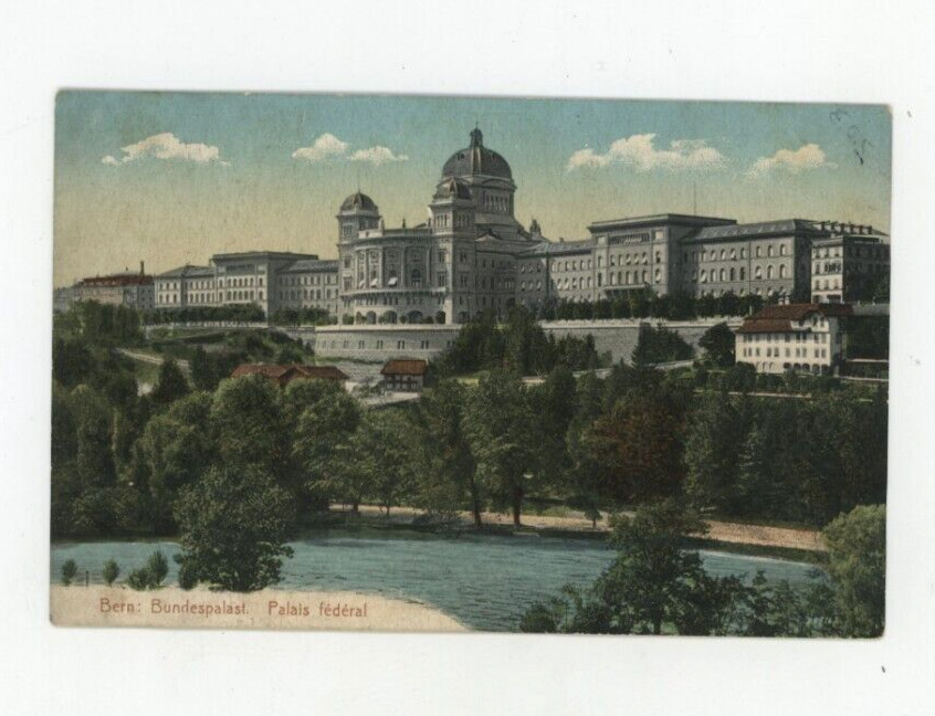 Vintage Postcard SWITZERLAND FEDERAL PALACE THE CAPITOL AT BERN     UNPOSTED